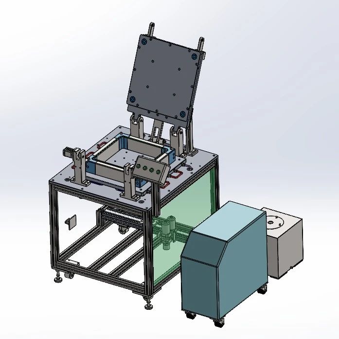 【工程机械】发泡实验工作站3D数模图纸 Solidworks20设计