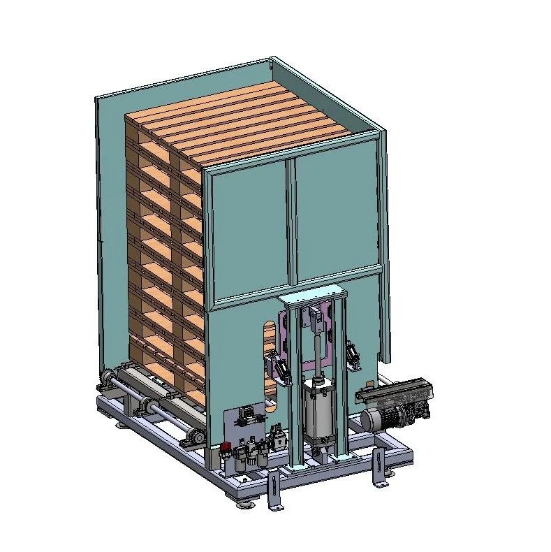 【非标数模】Palet stacker托盘堆垛机3D图纸 x_t格式