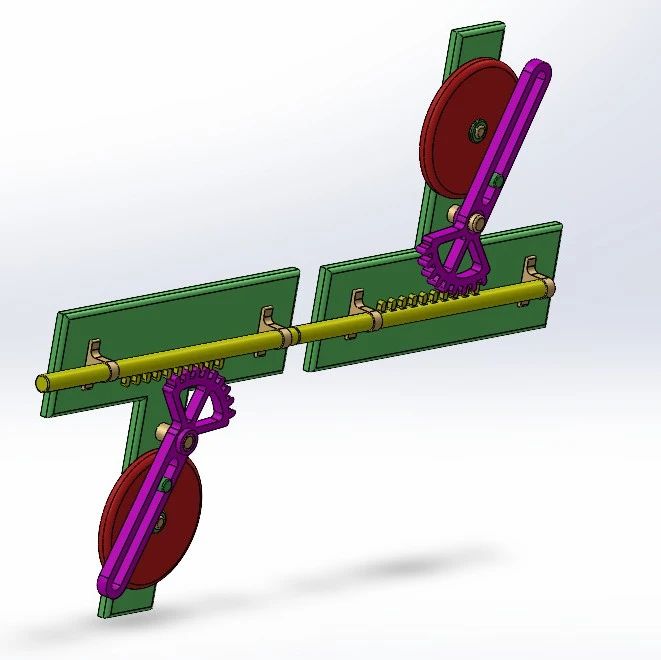 【精巧机构】Reciprocating motion往复运动机构3D图纸 Solidworks设计