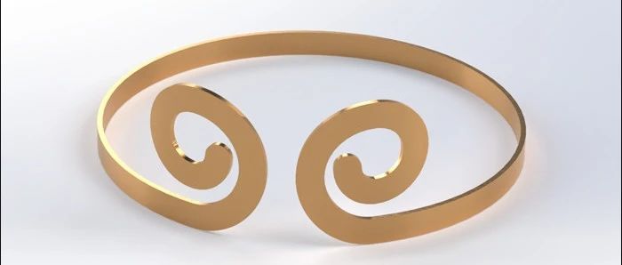 SolidWorks使用钣金绘制一个紧箍，两种方法对比