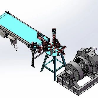 【工程机械】钢丝自动裁切设备3D数模图纸 Solidworks17设计