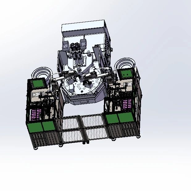 【非标数模】电池盖板组装注塑分体上下料3D数模图纸 x_t格式