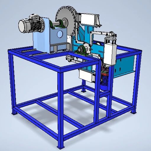 【工程机械】Rotary cutting for Insulating brick旋转砖切割机