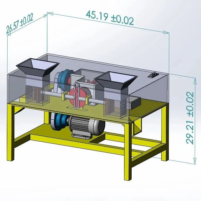 【工程机械】蔬菜切割机3D数模图纸 Solidworks20设计