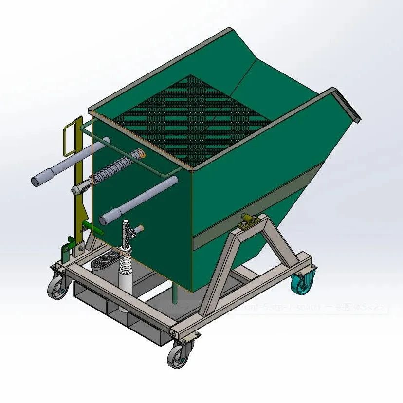 【工程机械】水泥净浆搅拌机3D数模图纸 Solidworks16设计