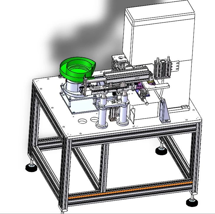 【非标数模】供料盘自动上料设备3D数模图纸 Solidworks16设计