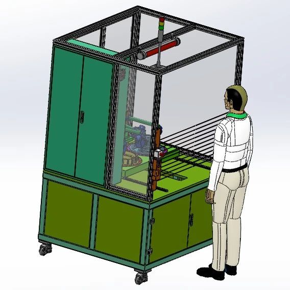【非标数模】半自动离合器润滑机3D数模图纸 Solidworks16设计