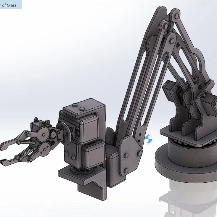 【机器人】Robotic Arm 432机械臂简易结构3D图纸 STEP格式