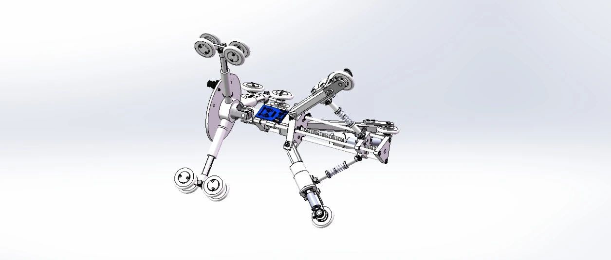 【机器人】管道机器人3D数模图纸 Solidworks22设计