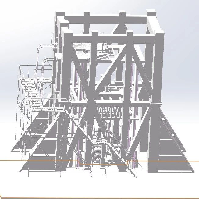 【工程机械】飞机起落架落下试验塔3D数模图纸 Solidworks10设计
