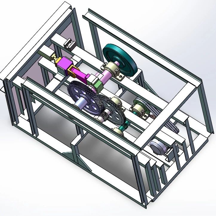 【工程机械】卧式钢筋切断机3D图纸 Solidworks18设计