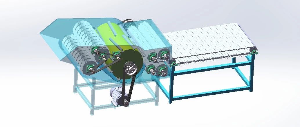 【农业机械】台架式玉米青贮机3D数模图纸 Solidworks23设计