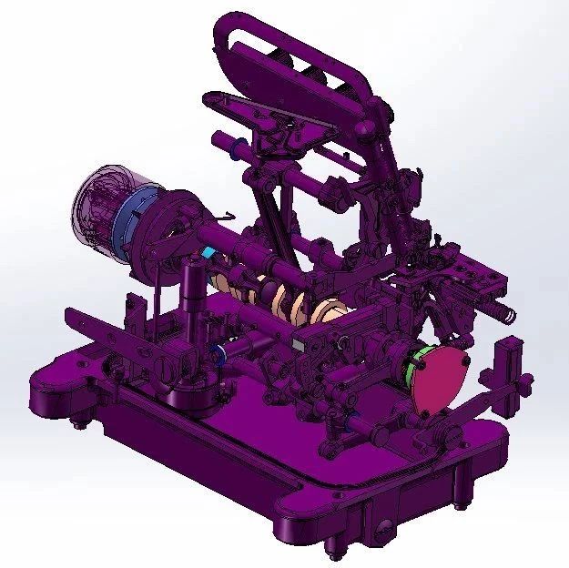 【非标数模】工业锁边缝机3D数模图纸 Solidworks20设计