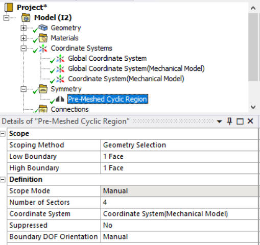 ANSYS Workbench周期对称模型的模态分析方法的图4