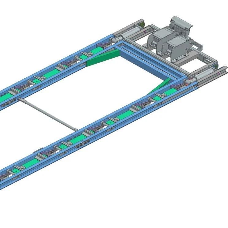 【工程机械】Unloading equipment叉车卸货设备3D图纸 STP格式