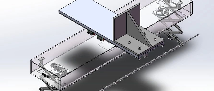 【工程机械】多功能电动衣架3D数模图纸 Solidworks20设计