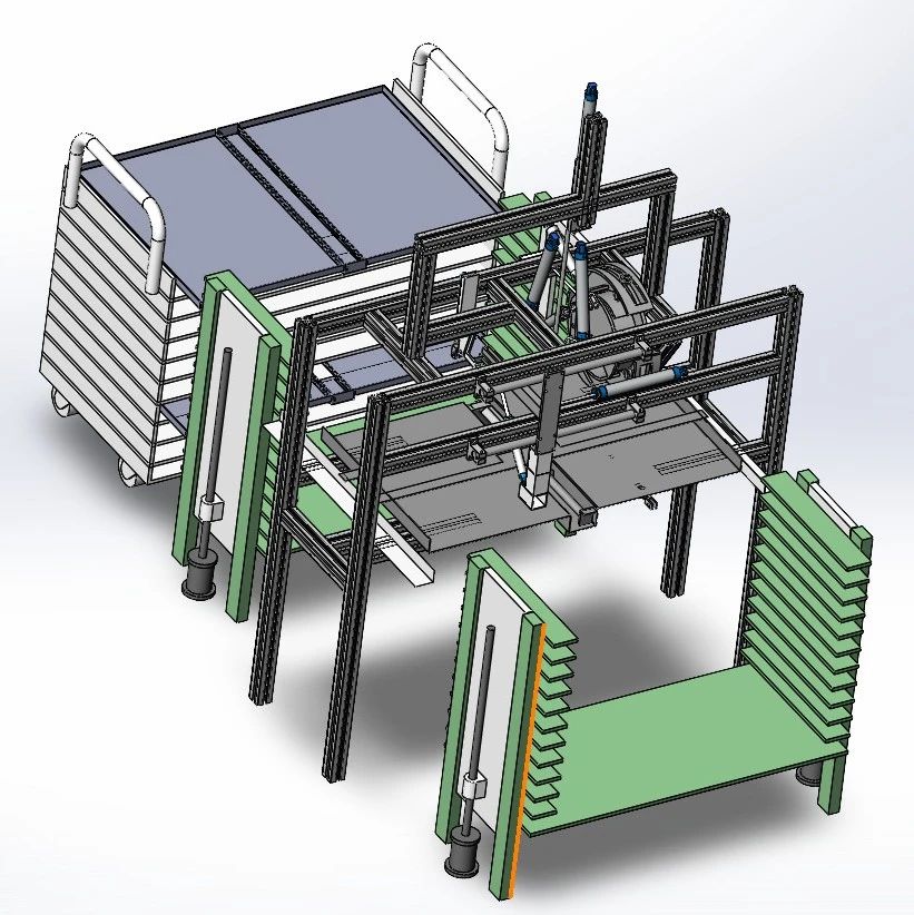 【农业机械】全自动海带夹苗机3D数模图纸 Solidworks18设计
