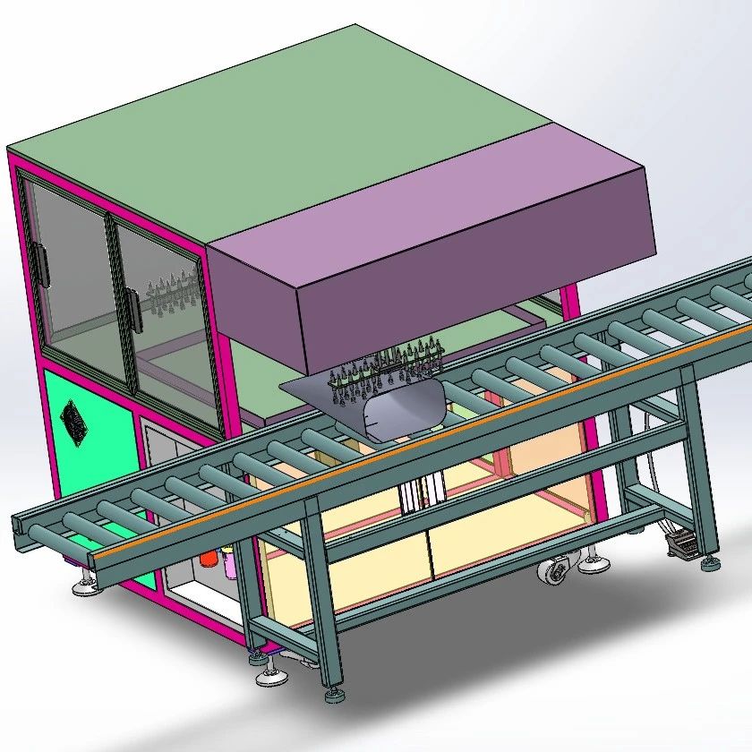 【非标数模】简易开袋机3D数模图纸 Solidworks24设计