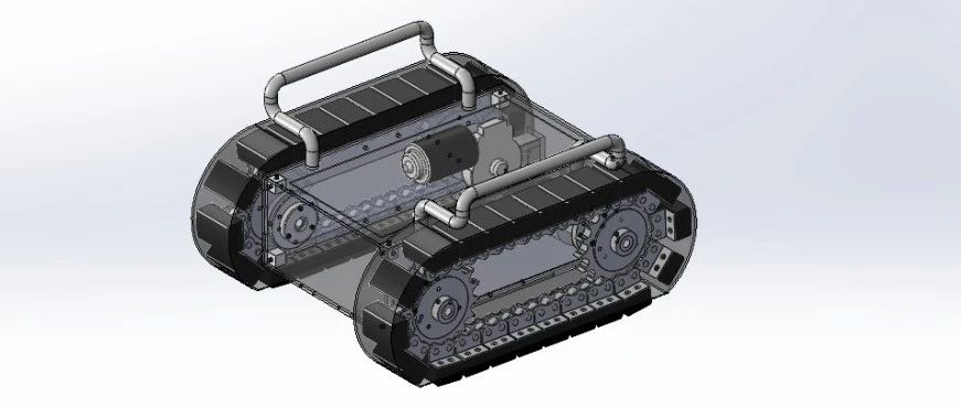 【机器人】Magnetic Inspection Robot磁检机器人3D数模图纸