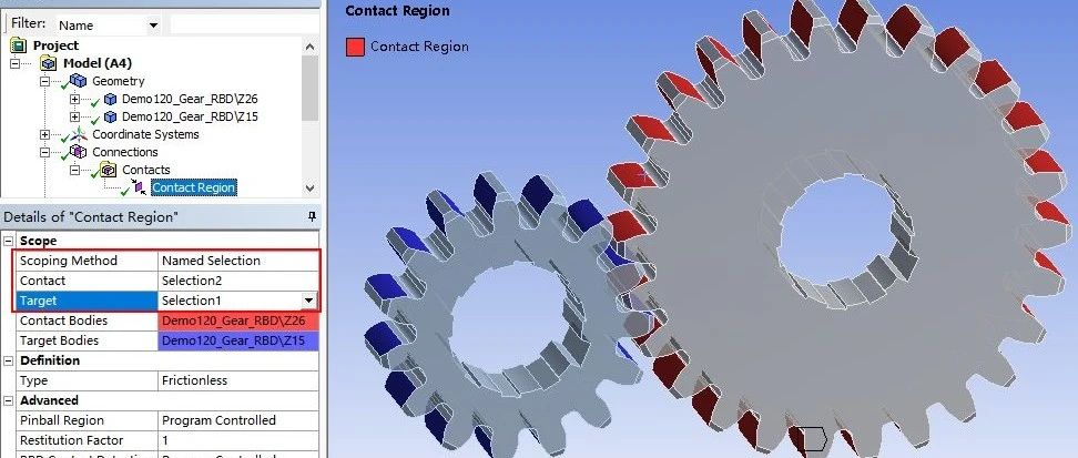 基于ANSYS Workbench的齿轮传动刚体动力学分析