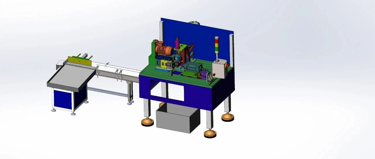 【非标数模】倒角机设备3D数模图纸 Solidworks20设计