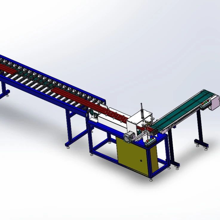 【工程机械】方管切断机3D数模图纸 Solidworks20设计