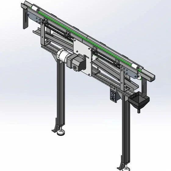 【工程机械】Round belt conveyors圆带输送机3D图纸 x_t格式