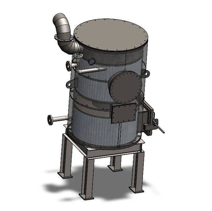 【工程机械】热力热工设备3D数模图纸 Solidworks设计