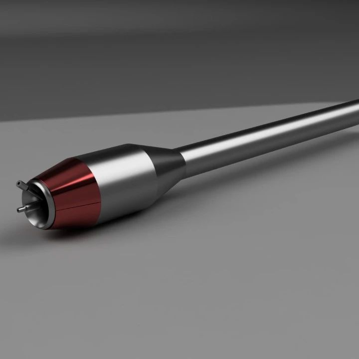 【发动机电机】Brauner Pulsejet脉冲喷气发动机简易模型3D图纸 STEP格式