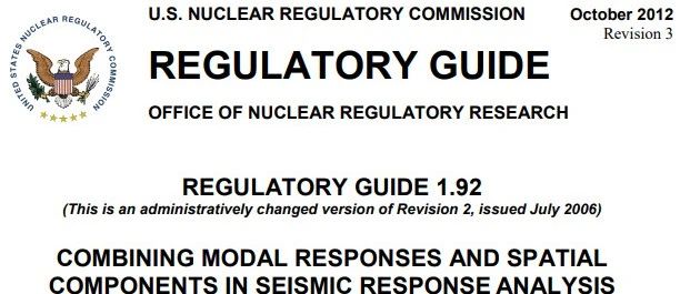 NFX|U .S. NRC 反应谱标准补充