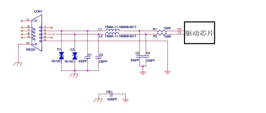 MAX232接口电平异常之保护电阻的作用