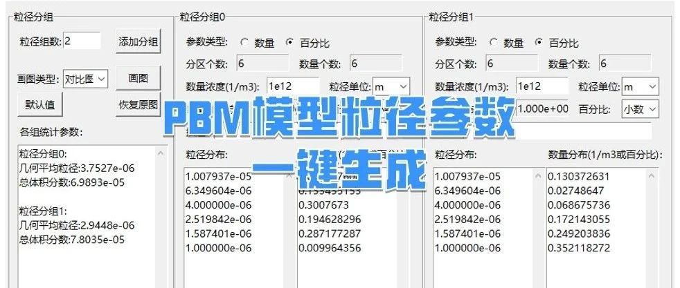 119、PBM模型边界条件不会设？这个工具一键生成粒径参数！
