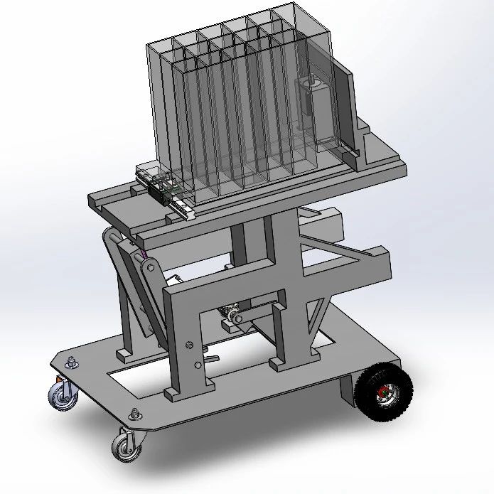 【农业机械】小型全自动植树机3D数模图纸 Solidworks20设计