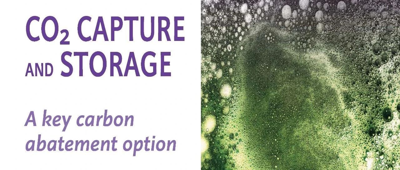 二氧化碳捕集和封存-关键碳减排策略
