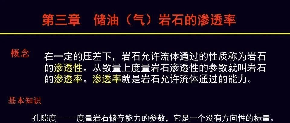 渗透率及控制因素