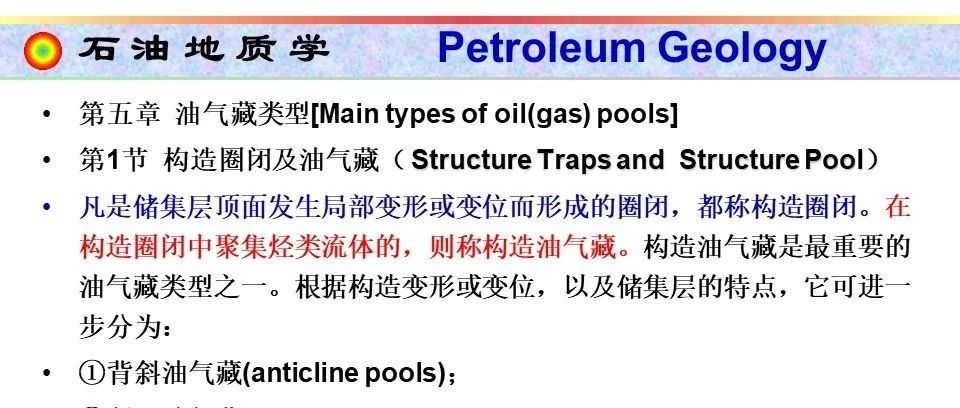 油气藏类型