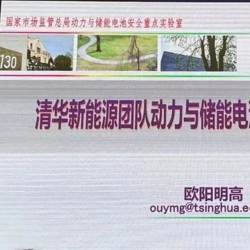 清华大学新能源安全研究进展