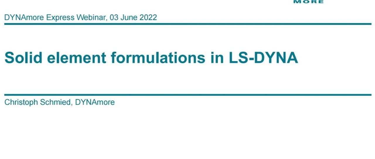 Solid Element Formulations in LS-DYNA