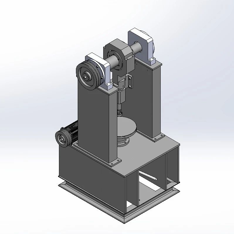 【工程机械】铁轨弹条疲劳实验机3D数模图纸 Solidworks16设计