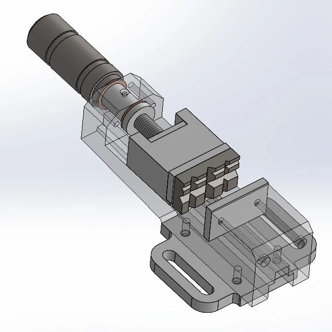 【工程机械】Mechanical Vice小机械虎钳3D数模图纸 Solidworks设计