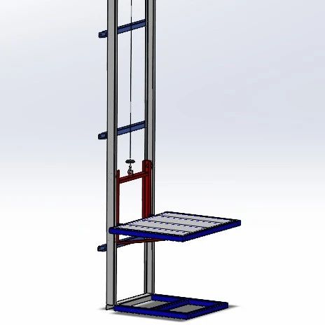 【工程机械】Electric Chain Hoist升降结构3D图纸 Solidworks设计