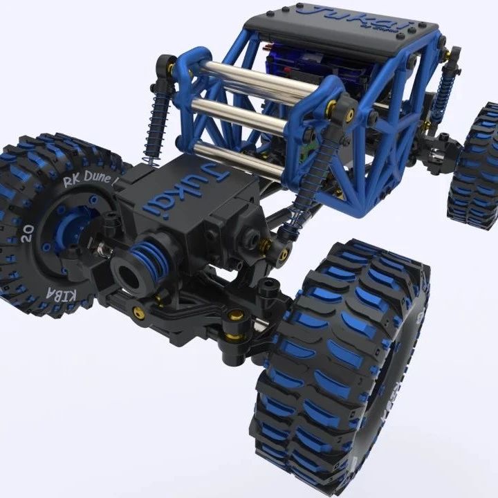 【RC遥控车】攀岩微型遥控车模型3D图纸 Solidworks设计