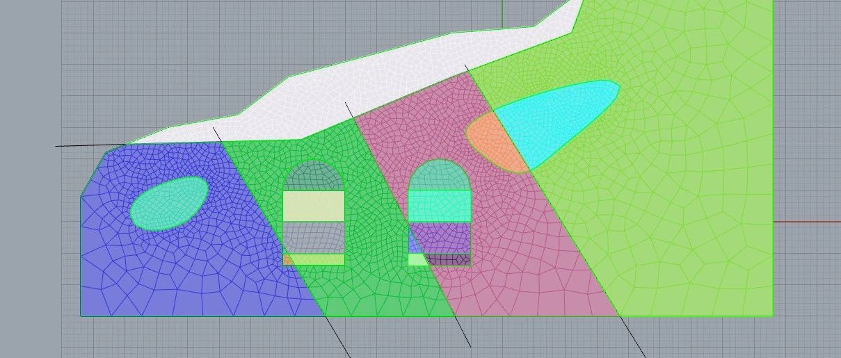 MeshWorks功能（1）任意二维/假三维网格的一键剖分