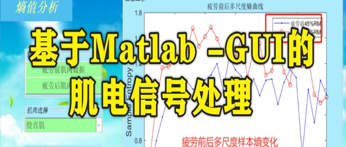 1-302基于Matlab -GUI的肌电信号处理