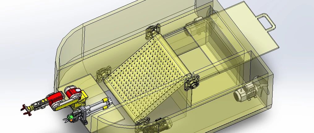 【海洋船舶】荷叶采集船3D数模图纸 Solidworks20设计