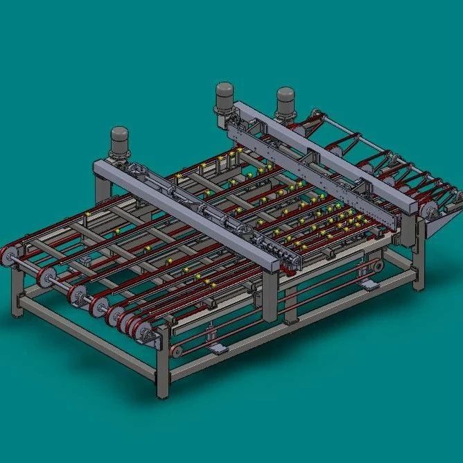 【非标数模】玻璃抛落式中转台3D数模图纸 Solidworks21设计