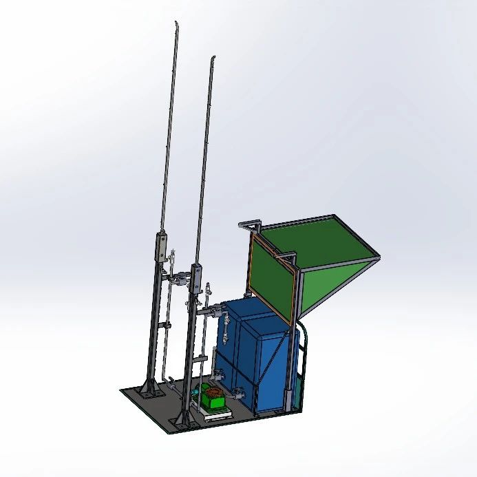 【工程机械】移动喷淋车3D数模图纸 Solidworks16设计