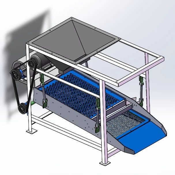 【农业机械】油葵筛选机3D数模图纸 Solidworks20设计