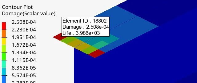 [疲劳分析]-工字梁钢结构在指定载荷历程下-计算多轴应力寿命