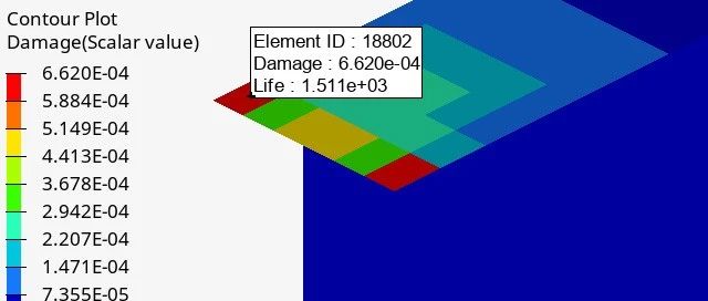 [疲劳分析]-工字梁钢结构-计算多轴应变寿命